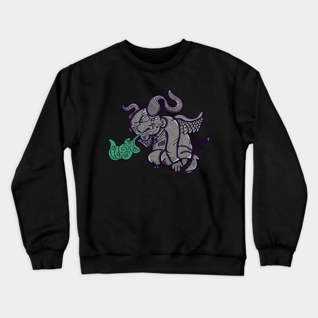 The Tie Monster Crewneck Sweatshirt by gabridos